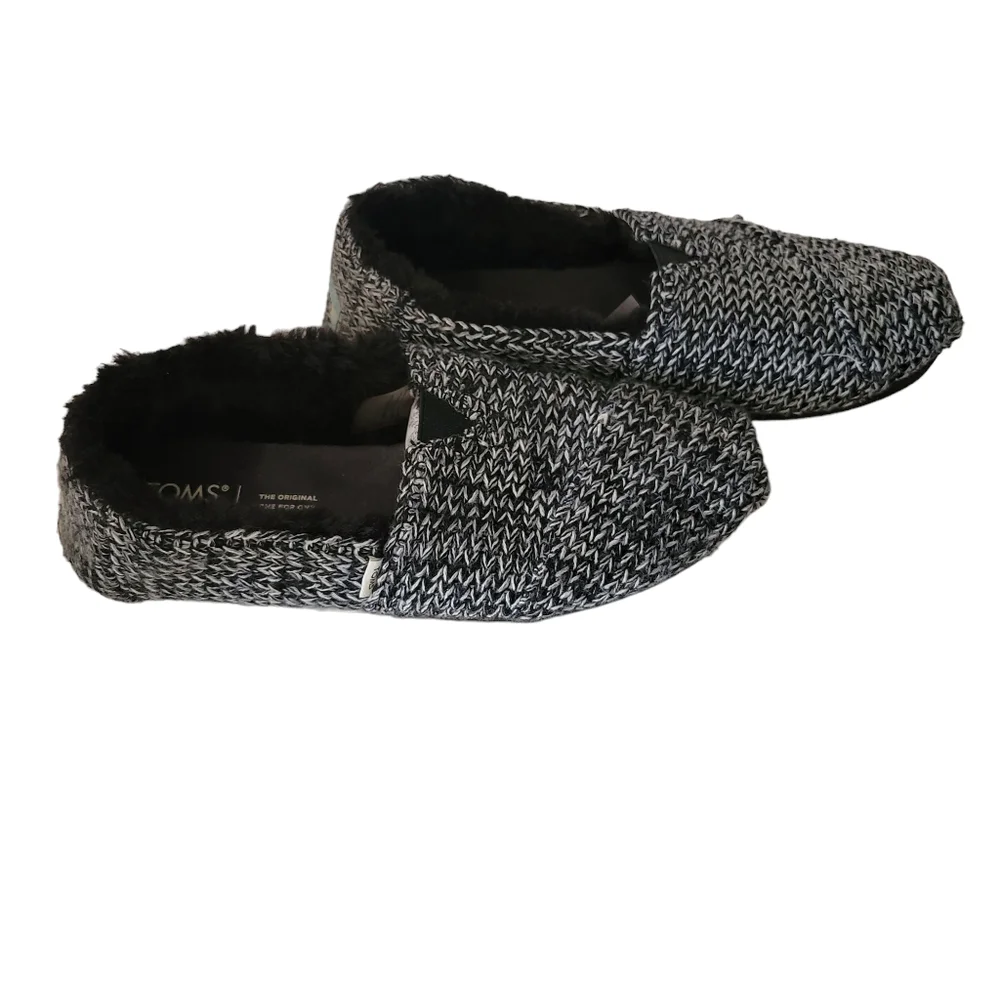 Toms Alpargata Sweater Knit Fleece Espadrilles